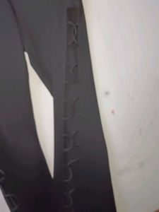 Black Pants with Side Detail
