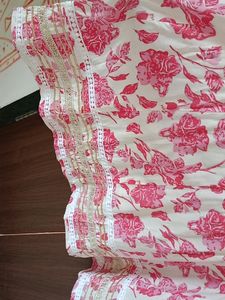 Floral Print Anarkali Kurti
