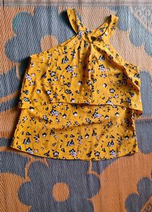 Tank top with sleeves.