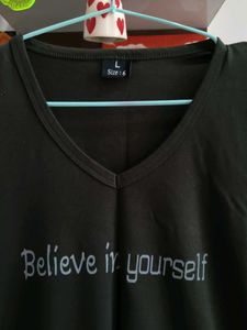 Believe in Yourself V-Neck Tee