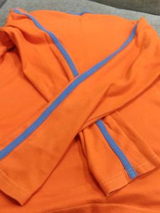 Orange Cutout Tee