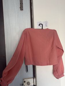 Stylish Cropped Button-Up Top