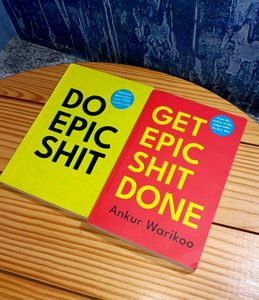 Ankur Warikoo Books Set Do Epic Shit And Get Epic Shit Done