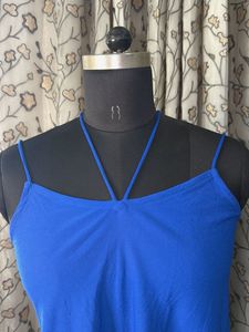 New Look Vibrant Blue Spaghetti Strap Top