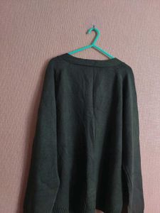 Stylish Olive Green Cardigan