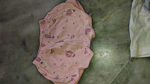 Baby Girl Printed Nightwear (shots ka size alg h)
