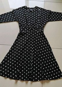 ZARA long sleeve midi dress
