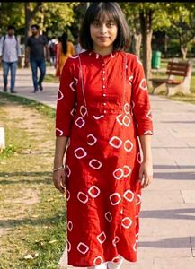 Anouk Stylish Red Kurta