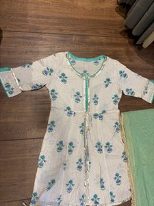 Designer Kurta Set with Sharara Pants