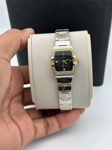 Elegant Gold Omega Watch