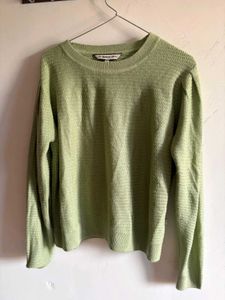 Cozy Green Knit Sweater