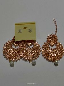 Exquisite Ethnic Kundan Jewellery Set