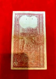 Rare Antique Old 2 Rupees Indian Not