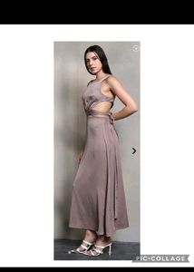 Elegant Cutout Midi Dr
