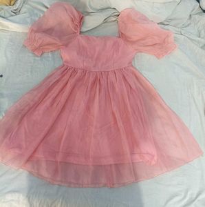 Chic Puff Sleeve Mini Dress