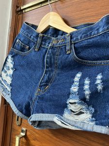 Dark blue  Shorts & Skirts