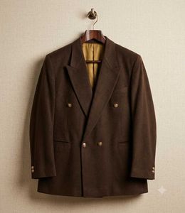 Mens Double-Breasted Blazer