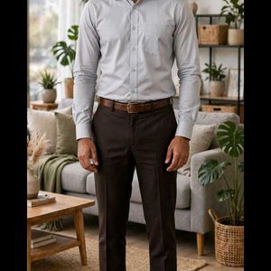 Men's Classic Fit Dress Pants shirt