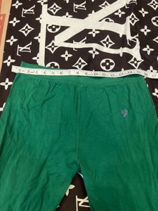 Green Casual Bottoms
