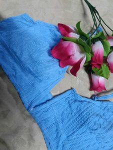 81.Cute Blue Bralette bra