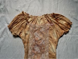 Vintage Boho Tie-Dye Blouse