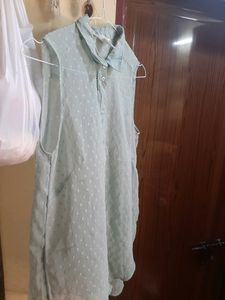 Women Oliv Green Top