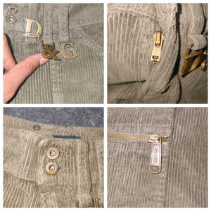 ​D&amp;G (Dolce &amp; Gabbana) Vintage Corduroy Cargo Pant