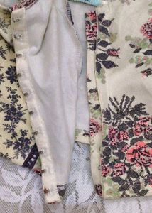 Floral Corset Crop Top