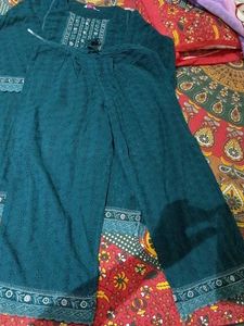 Elegant Green Chikankari Kurta