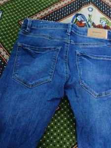 Stylish Blue Ripped Jeans