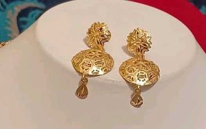 Beautiful Simple Necklace With Set Of Earning