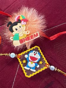 kids cartoon rakhi set of 3