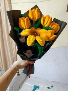 Handmade Crochet Flower Bouquet