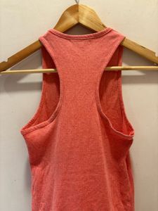 Coral Heathered Tank Top