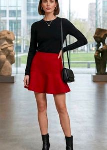 velvet skirt