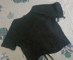 Cute Black Crop Top