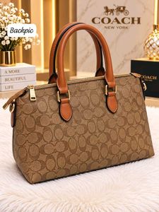 COACH GEORGIA SATCHEL BAG IN SIGNATURE CANVAS SIGN