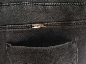 High Waisted Black Denim Jeans