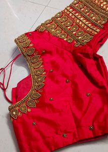 Stunning Bridal  Aari work Red  ♥️ Blouse