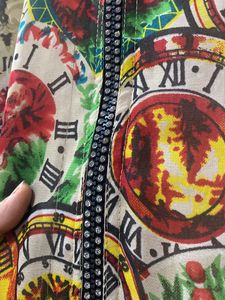 Unique Clock Print kurti