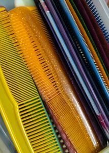 Assorted Colorful Hair Combs