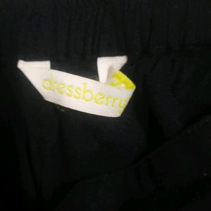 Dressberry Black Aline Skirt