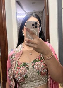 Embroidered three piece, Dress