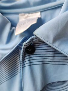 Adidas Men's Light Blue Polo Shirt