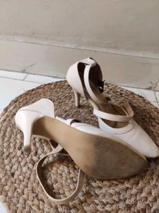 Elegant Nude Strappy Heels