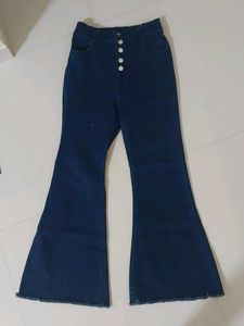 Women's Blue Flare Jeans