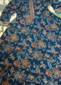 Floral Print Anarkali Kurta
