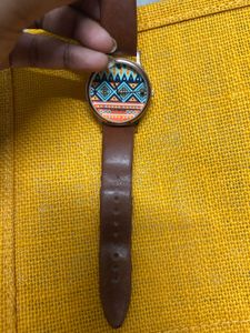 Unique Geometric Print Watch