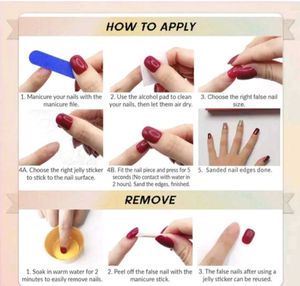 Peach Colour  Nail Gel Extension Tip dd On Sparkl