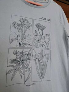 Lavender Monte carlo Botanical Print T-Shirt